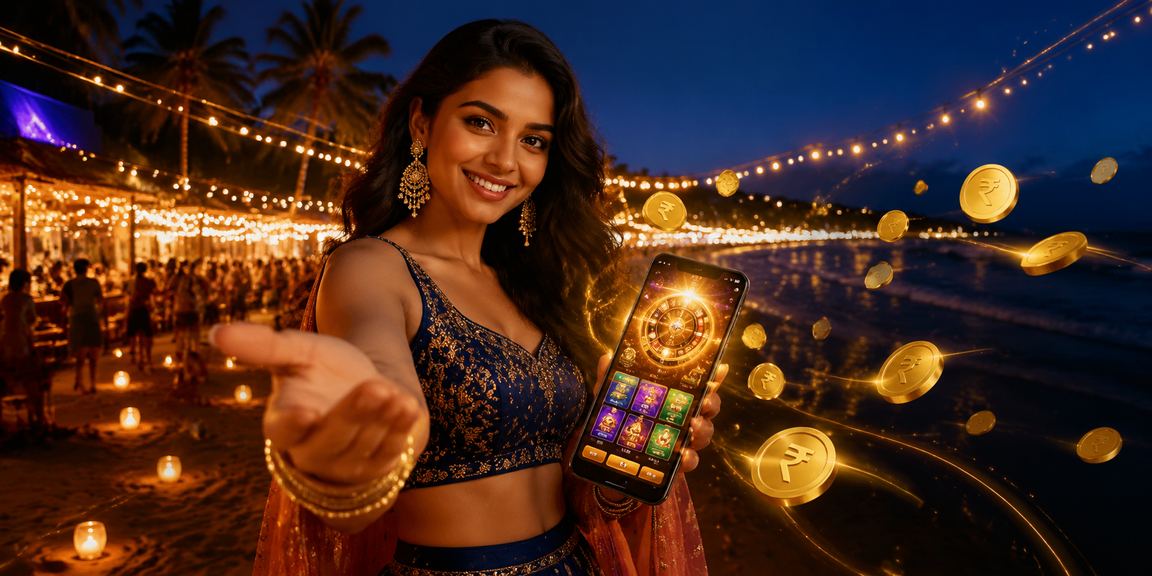 Mobile player enjoying casino games on 17310 India app with rupee currency